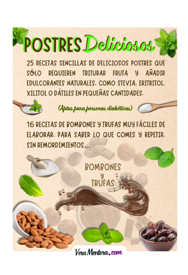 POSTRES DELICIOSOS - Disfruta Lo Dulce Con Equilibrio
