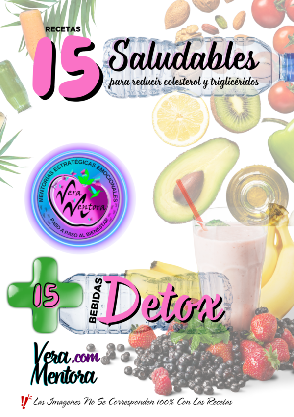 15 RECETAS SALUDABLES y 15 BEBIDAS DETOX - Comidas Suaves y Bebidas Depurativas